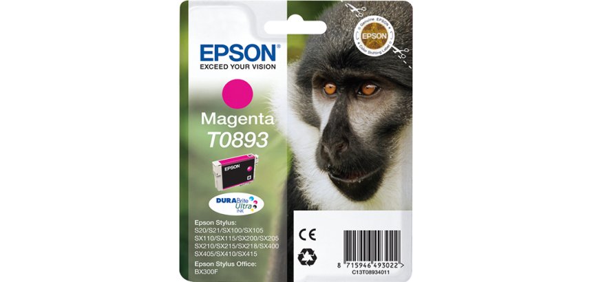 Epson Monkey Cartouche "Singe" - Encre DURABrite Ultra M