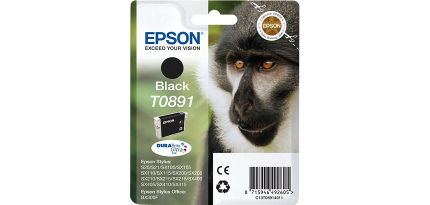 Epson Monkey Cartouche "Singe" - Encre DURABrite Ultra N
