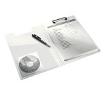 Porte-bloc à rabat WOW, A4, polyfoam,  métallisé