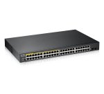 Zyxel GS1900-48HPv2 Gestionado L2 Gigabit Ethernet (10/100/1000) Energía sobre Ethernet (PoE) Negro