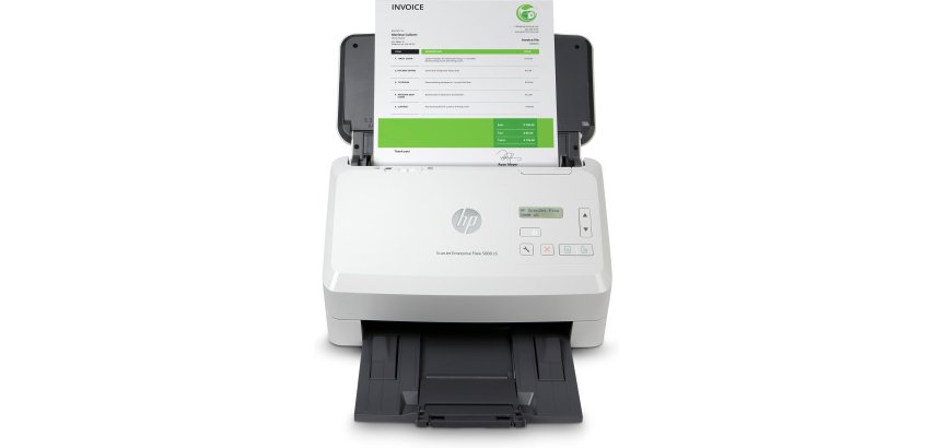 HP Scanjet Enterprise Flow 5000 s5 Alimentation feuille à feuille de scanner 600 x 600 DPI A4 Blanc