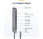 StarTech.com USB C Multiport Adapter - USB-C naar 4K 60Hz HDMI 2.0, 100W Power Delivery Pass-through, SD/MicroSD, 2-Port USB 3.0 Hub, GbE - USB Type-C Mini Dock - Lange (30cm) Kabel