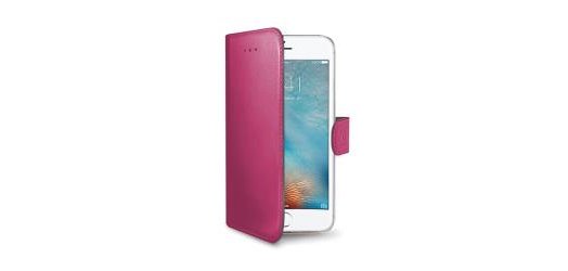 Celly Wally custodia per cellulare 11,9 cm (4.7") Custodia a libro Rosa