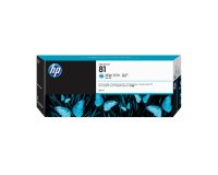 HP 81 cartouche d'encre teintée DesignJet cyan clair, 680 ml