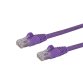 StarTech.com Cable de Red de 10m Púrpura Cat6 UTP Ethernet Gigabit RJ45 sin Enganches