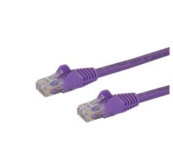 StarTech.com Cable de 2m Púrpura de Red Gigabit Cat6 Ethernet RJ45 sin Enganche - Snagless