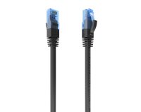 AISENS Cable De Red Latiguillo RJ45 Cat.6 UTP AWG26 CCA, Negro, 2.0 m