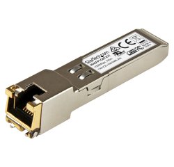 StarTech.com Módulo Transceptor SFP Compatible con Cisco Meraki MA-SFP-1GB-TX - 1000BASE-T - SFP a RJ45 Cat6 / Cat5e - 10/100/1000 Mbps - RJ45 - 100m - Cisco Meraki MS225, MX400, MS250