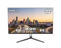 Nilox MONITOR 32 IPS 100 HZ HDMI Y DP Monitor PC 81,3 cm (32") 2560 x 1440 Pixel Quad HD LCD Nero