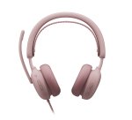 Logitech 981-001616 casque Avec fil Arceau Appels/Musique USB Type-C / USB Type-A Rose