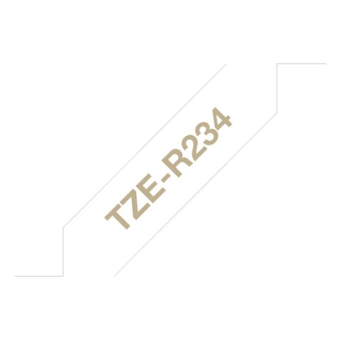 Ruban satin Or/Blanc12mmx4m TZE-R234