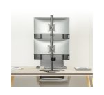 Equip Supporto da tavolo per doppio monitor verticale da 17” a 32”