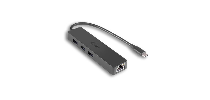 i-tec Advance USB-C Slim Passive HUB 3 Port + Gigabit Ethernet Adapter