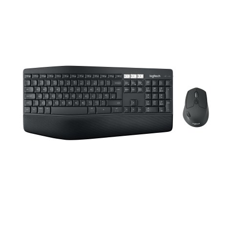 Logitech 920-008227 tastiera Mouse incluso Universale RF senza fili + Bluetooth QWERTY Italiano Nero