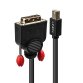 Adaptador Lindy 41952, 2 m, Mini DisplayPort, DVI-D, Macho, Macho, 1920 x 1200 Pixeles