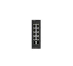 D-Link DIS-100G-10P commutateur réseau Non-géré L2 Gigabit Ethernet (10/100/1000) Connexion Ethernet, supportant l'alimentation via ce port (PoE) Rail DIN Noir