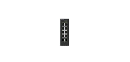 D-Link DIS-100G-10P commutateur réseau Non-géré L2 Gigabit Ethernet (10/100/1000) Connexion Ethernet, supportant l'alimentation via ce port (PoE) Rail DIN Noir