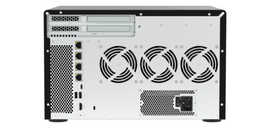 QNAP TVS-H1277AX NAS Tower AMD Ryzen™ 5 16 GB DDR5 QNAP QTS Nero