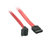 Lindy 33351 cable de SATA 0,5 m SATA 7-pin Negro, Rojo