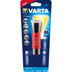 Varta 17627101421 Negro, Rojo Linterna de mano LED