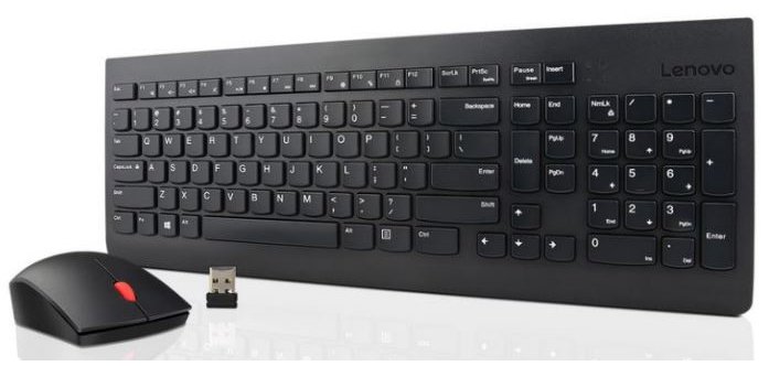 Lenovo 4X30M39469 clavier Souris incluse Universel RF sans fil Français Noir