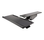 StarTech.com Tastaturablage - Full Motion und höhenverstellbare Tastatur- und Mausablage, 25 x 66 cm - Ergonomische Schreibtischhalterung für Computertastatur mit Mauspad und Handgelenkauflage - neig- und drehbar