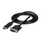 Cable de 1,8m Adaptador de Vídeo Externo DisplayPort a DVI - Conversor Pasivo - 1920x1200