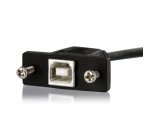StarTech.com Câble USB 30 cm monté sur panneau B vers B - F/M