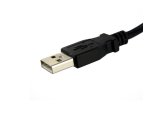 StarTech.com Cable Alargador de 30cm USB 2.0 para Montar Empotrar en Panel - Extensor Macho a Hembra USB A - Negro