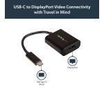 StarTech.com USB C to DisplayPort Adapter - 4K 60Hz/8K 30Hz - USB Type-C to DP 1.4 HBR2 Adapter Dongle - Compact USB-C (DP Alt Mode) Monitor Video Converter - Thunderbolt 3 Compatible