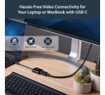 StarTech.com USB C to DisplayPort Adapter - 4K 60Hz/8K 30Hz - USB Type-C to DP 1.4 HBR2 Adapter Dongle - Compact USB-C (DP Alt Mode) Monitor Video Converter - Thunderbolt 3 Compatible