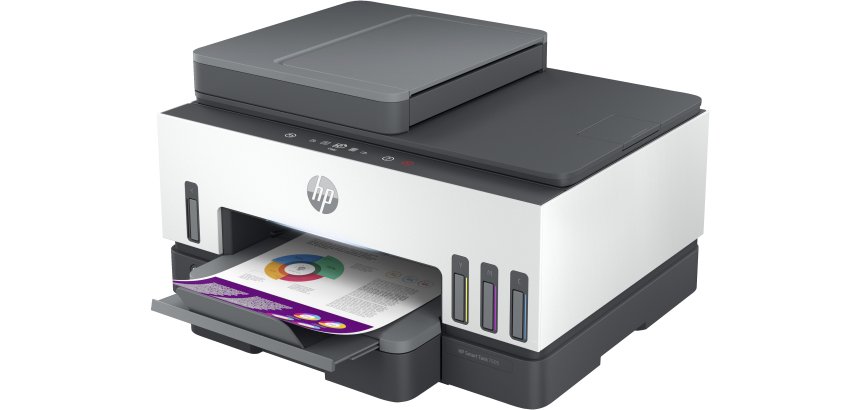 HP Smart Tank 7605 Wireless All-in-One Color Printer, Two-sided printing; Copier, Scanner