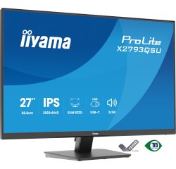 iiyama ProLite X2793QSU-B1 écran plat de PC 68,6 cm (27") 2560 x 1440 pixels Quad HD LED Noir
