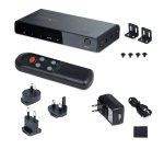 StarTech.com 2-Port 8K HDMI Switch, HDMI 2.1 Switcher 4K 120Hz HDR10+, 8K 60Hz UHD, HDMI Videoschakelaar 2 In 1 Out, Automatisch of Handmatig Schakelen, Inc. Power Adapter en Afstandsbediening