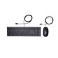 HP Pavilion Wired Keyboard and Mouse 400 clavier Souris incluse Bureau USB AZERTY Belge Noir