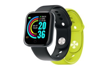 Nilox NXSWTRAILBANDYL Relojes inteligentes y deportivos 3,66 cm (1.44") Digital 240 x 240 Pixeles Pantalla táctil Negro