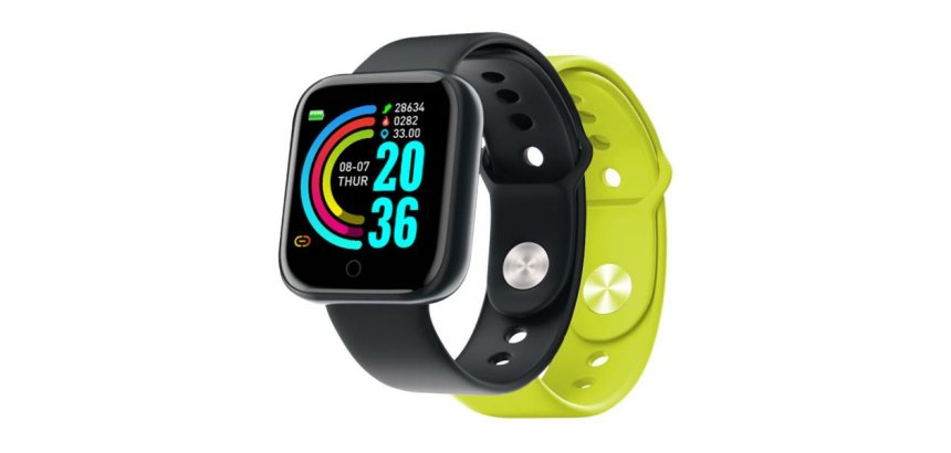 Nilox NXSWTRAILBANDYL Relojes inteligentes y deportivos 3,66 cm (1.44") Digital 240 x 240 Pixeles Pantalla táctil Negro