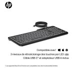 HP STORE 3PL clavier Bureau USB Noir