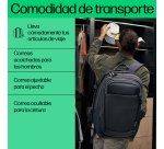 HP Mochila para portátil de 17 pulgadas Travel Plus 30L