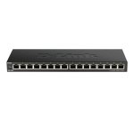 D-Link DGS-1016S Non-géré Gigabit Ethernet (10/100/1000) Noir