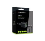 Conceptronic ALTHEA16B cargador de dispositivo móvil Universal Negro Corriente alterna Carga rápida Interior