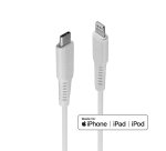Lindy 31315 cavo Lightning 0,5 m Bianco