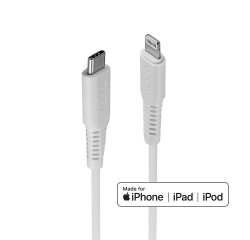 Lindy 31315 cavo Lightning 0,5 m Bianco