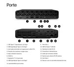 HP E07KYAT PC/stazione di lavoro Copilot+ PC 445 16 GB DDR5-SDRAM 512 GB SSD Windows 11 Pro Mini PC AI PC
