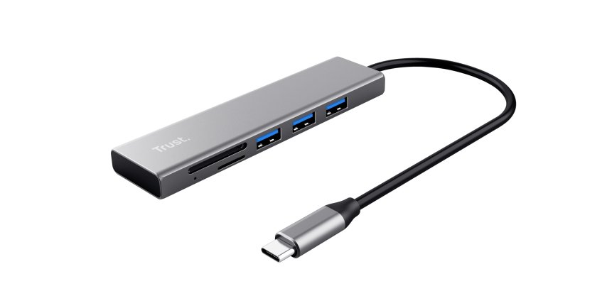 Trust Halyx USB 3.2 Gen 1 (3.1 Gen 1) Type-C 104 Mbit/s Aluminium