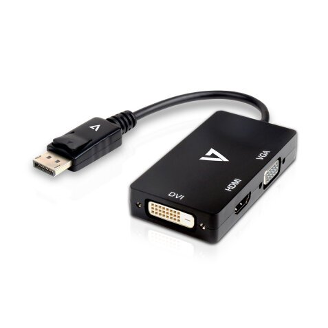 V7 Adaptador DisplayPort (m) a VGA, HDMI o DVI (h)