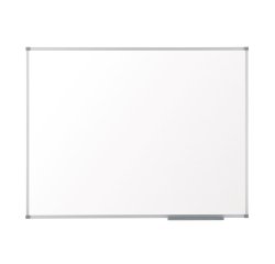 Nobo Lavagna bianca magnetica in acciaio Basic 1500x1000 con bordo basico