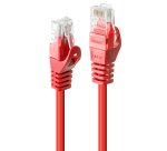 Lindy Câble réseau Rouge Cat.6 U/UTP, 5m