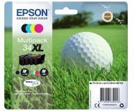 Epson Golf ball Multipack 4 colori DURABrite Ultra Pallina da golf 34XL