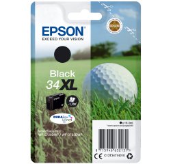 Epson Golf ball Singlepack Black 34XL DURABrite Ultra Ink